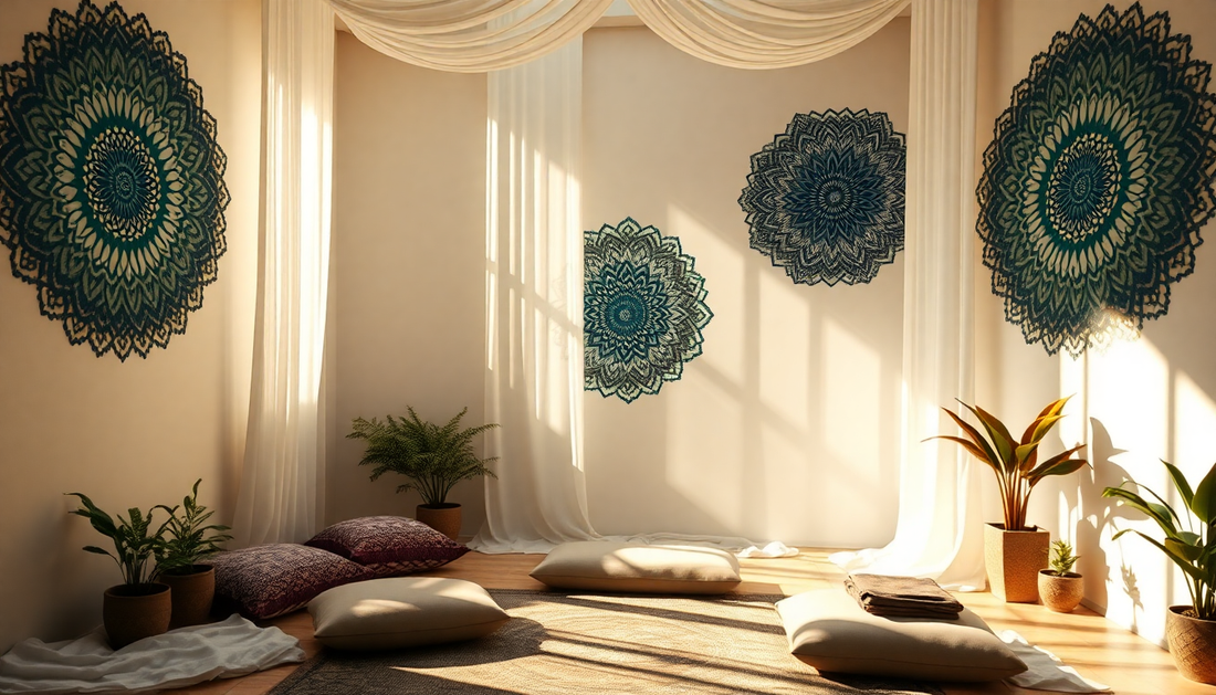 Elevate Your Space: Infusing Spiritual Serenity with Mandala Designs