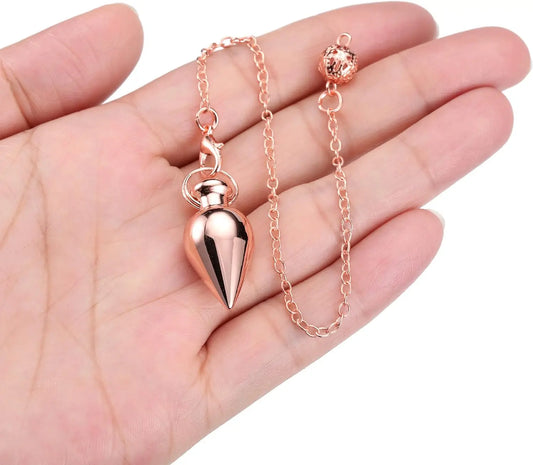 Copper Metal Dowsing Pendulum – Energy Pendulum for Divination & Healing